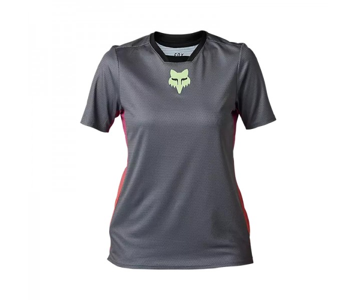 Camiseta Mujer Fox Defend Race Gris/Azul |31090-052|