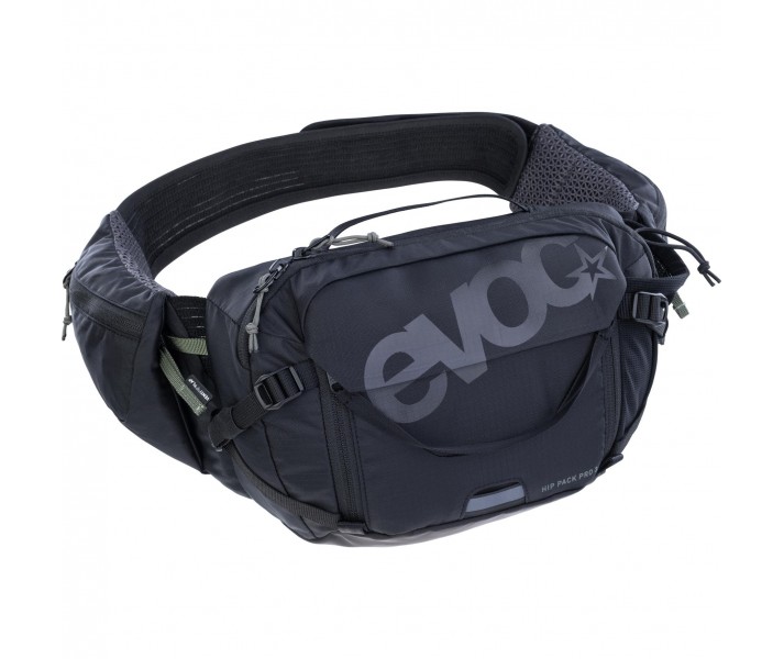 Riñonera EVOC Hip Pack Pro 3 + Bolsa Hidratación 1,5L Negro