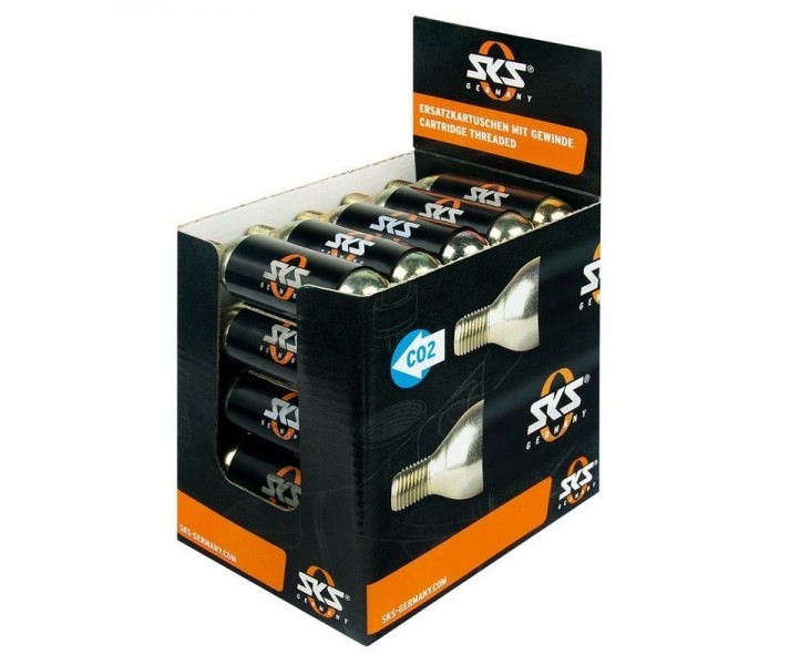 Expositor SKS 25 Cartuchos CO2 16g Rosca