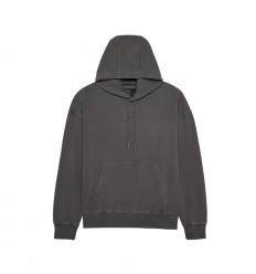 Sudadera Con Capucha Fox Wordmark Oversized Gris |32865-052|