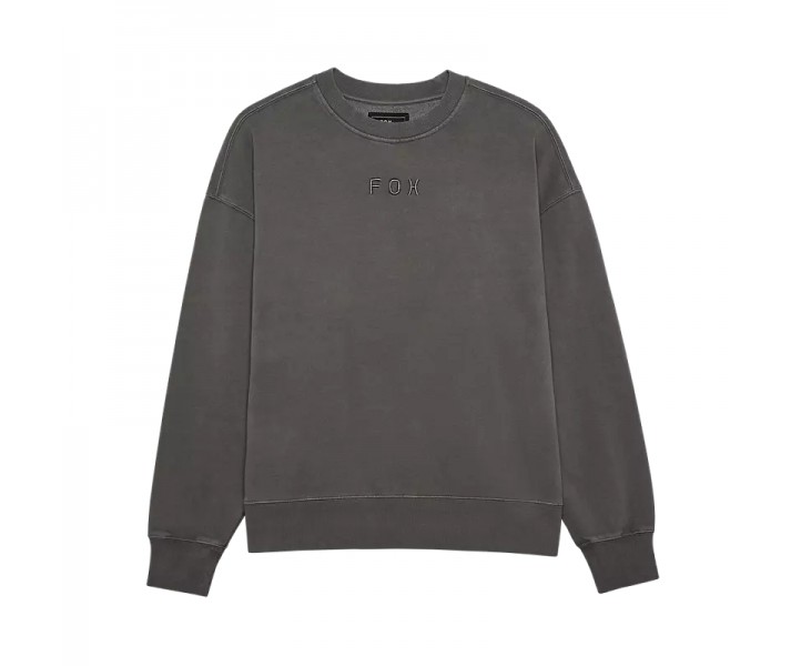 Sudadera Fox Wordmark Oversized Crew Gris |33142-052|