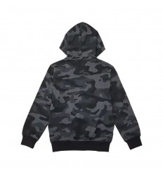 Sudadera Fox Infantil Con Capucha Y Cremallera Head Camo Negro