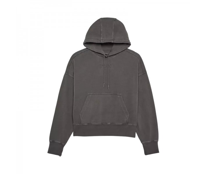 Sudadera Fox Mujer Con Capucha Wordmark Oversized Gris