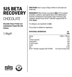 Recuperador SIS Beta Fuel 1,5kg Chocolate