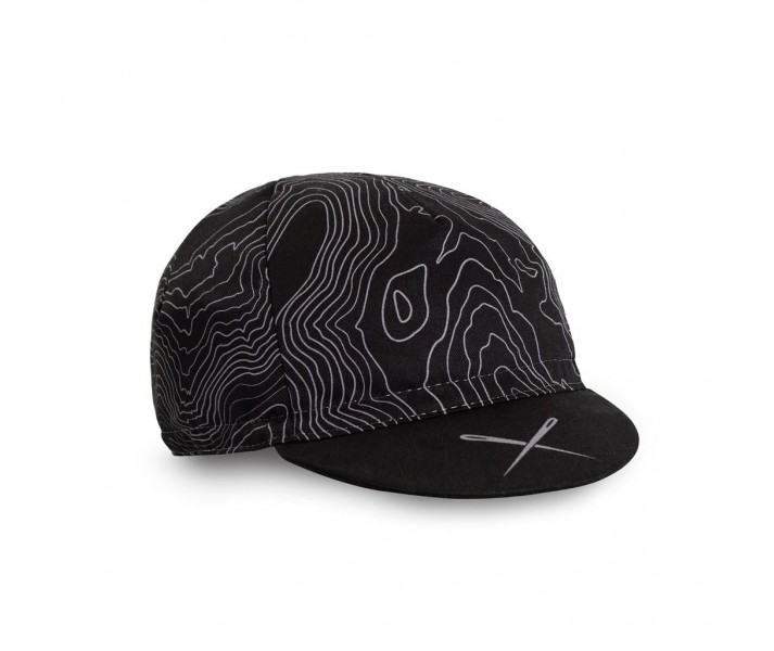 YORKSHIRE CONTOURS CYCLING CAP - GORRA RESTRAP NEGRA