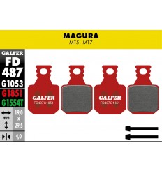 PASTILLAS FRENO GALFER DISCO ADVANCED BRAKE PAD MAGURA MT5 - MT7